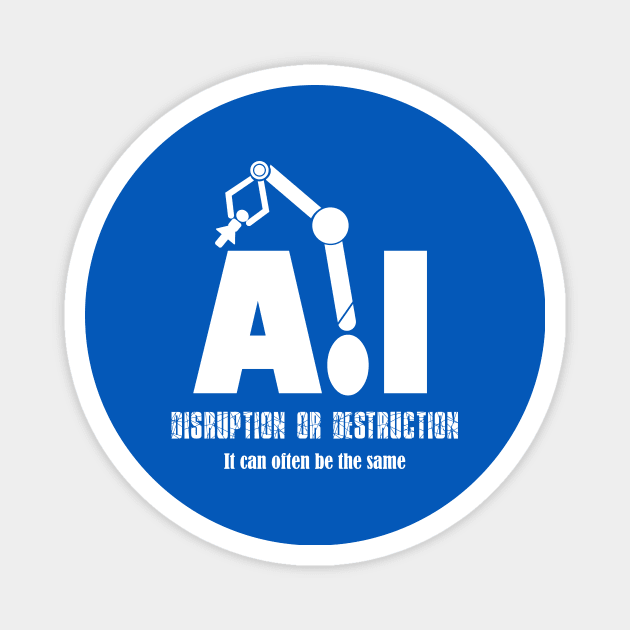 Artificial Intelligence Magnet by bluehair